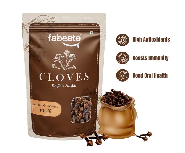 Fabeato Natural Premium Whole Cloves (Laung) For Indian Cooking 200Gm| Whole Spices | Fresh & Pure Whole Cloves (Laung)| Aromatic & Flavourful | Lavangam - Image 2