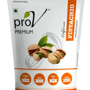 ProV Premium California Pistachios | Roasted & Lightly Salted | Rich in Protein, Fiber & Antioxidants | Crunchy Heart-Healthy Nut Snack | 250g