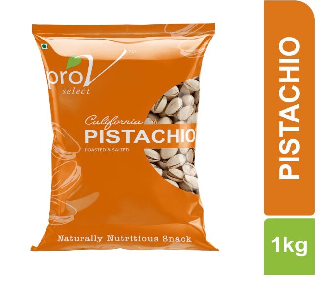 ProV Select California Pistachio | Roasted & Salted | Rich in Protein, Fiber & Healthy Fats | Nutritious Crunchy Snack | 200g