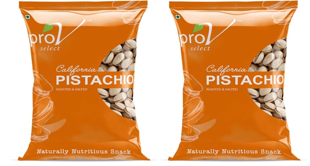 ProV Select - Pistachio California Roasted & Salted 1kg| Value Pack| Pista- Dry Fruit | Crunchy & Tasty | Healthy & Perfectly Roasted &Salted | Sourced From California| Rich In Nutrients| High In Antioxidants| Low In Calories