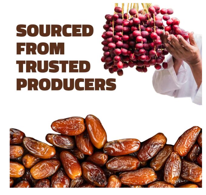 Farmley Omani Fard Dates/Khajur, 500 g | Healthy Snacks, Rich in Fibre, Naturally Sweet, Naturally Low-Fat Food - Image 2
