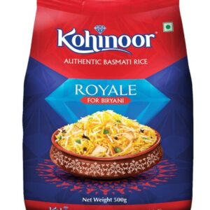 Kohinoor Royale Authentic Basmati Rice, 500 g Pack