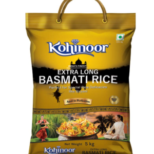 Kohinoor Gold India's Finest Extra Long Authentic Basmati Rice 5 Kg