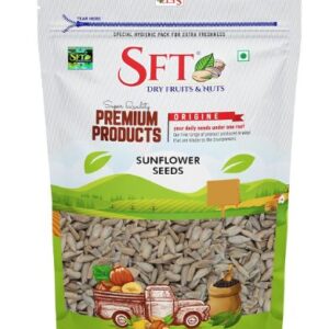 SFT Sunflower Seeds 1 Kg - Raw Seed for Eating | Healthy Snacks | High in Vitamin, Fibre & Protein Seeds | Non - GMO seed | Diet Food | Gluten free | Premium Raw Sunflower seed