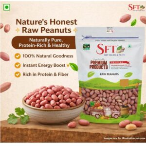 SFT Raw Peanuts, Pink, 1kg