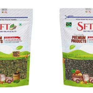 SFT Pumpkin Seeds 500 Gm & SFT Chia Seeds 500 Gm