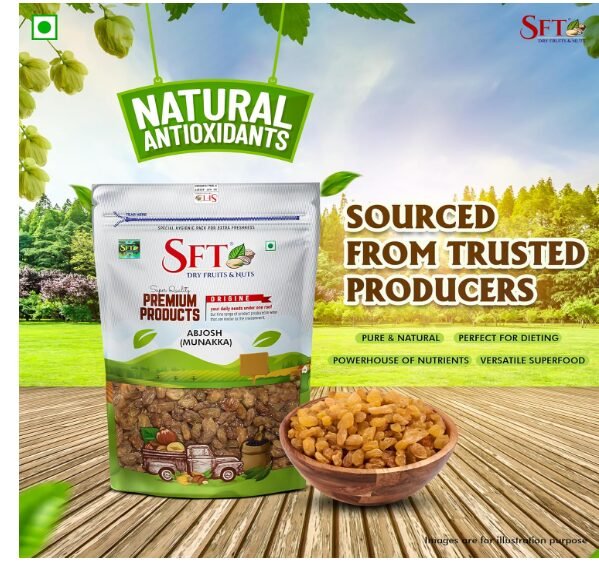 SFT Raisin with Seed (Munakka) Abjosh 1 Kg