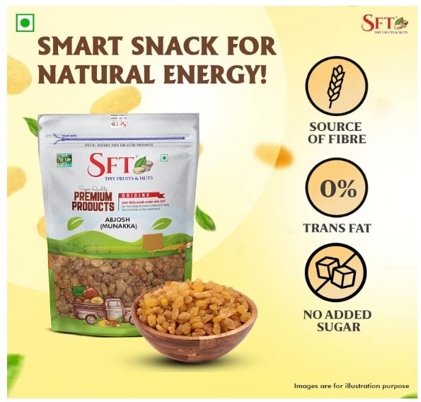 SFT Raisin with Seed (Munakka) Abjosh 1 Kg - Image 2