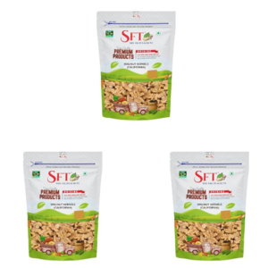 SFT Pure Walnuts/Akhrot California, 200g, Crunchy Nuts, Rich in Dietary Fibre, Protein & Magnesium (Pack of 3)
