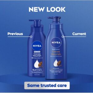 NIVEA Cocoa Nourish 400ml Body Lotion with Deep Moisture Serum| 72 H Moisturization | With Cocoa Butter & Coconut Oil | Non Greasy & Healthy Looking Skin |For Very Dry Skin
