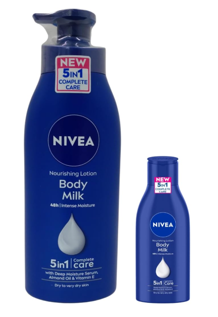 Nivea Body Nourish Body Lotion 400 ml & 120 ml (Pack of 2)