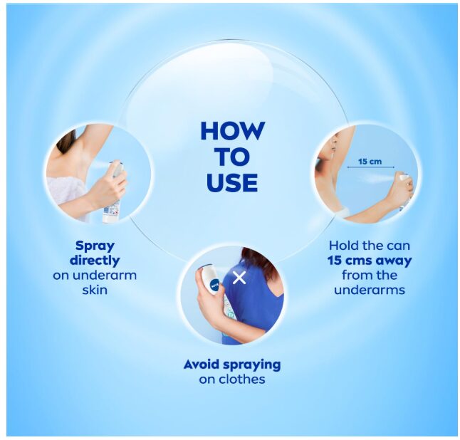 NIVEA Women Fresh Natural Deodorant Spray, 150Ml (Pack of 3) - Image 2