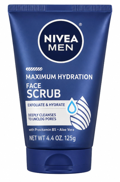 NIVEA Men Original Deep Cleaning Face Scrub 4.4 Ounce