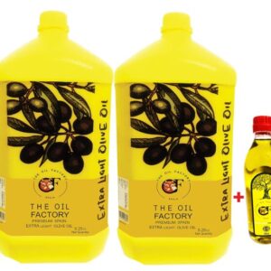 The Oil Factory Extra Light Olive Oil 5 LTR Buy 2 Get One Free 500 ml The Oil Factory Extra Light Olive Oil