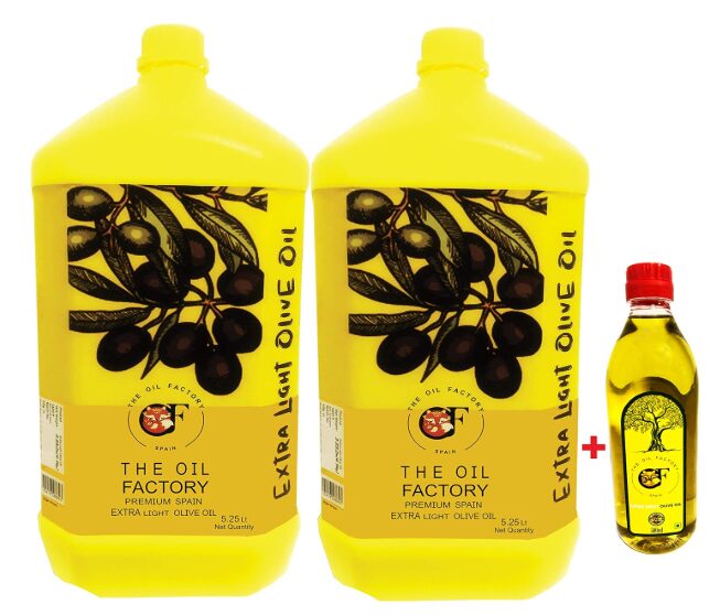 The Oil Factory Extra Light Olive Oil 5 LTR Buy 2 Get One Free 500 ml The Oil Factory Extra Light Olive Oil