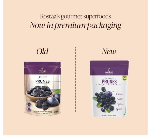 Rostaa Gourmet Prunes 227 gms | Boosts Gut, Bone & Heart Health | Helps Manage Blood Sugar | High in Fiber & Antioxidants | Premium 100% Natural Snack - Image 2
