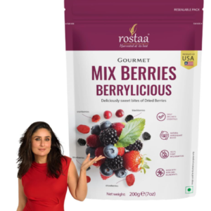 Rostaa Gourmet Berrylicious 200 gms | Colourful, Tangy and Naturally Wholesome | A vibrant medley of nature’s finest berries