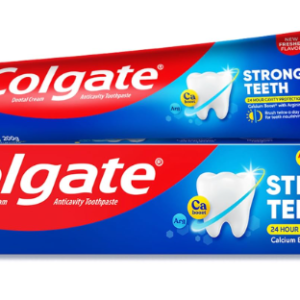 Colgate Strong Teeth Toothpaste with Amino Shakti for Cavity Protection - India's No.1 Toothpaste (200 g)