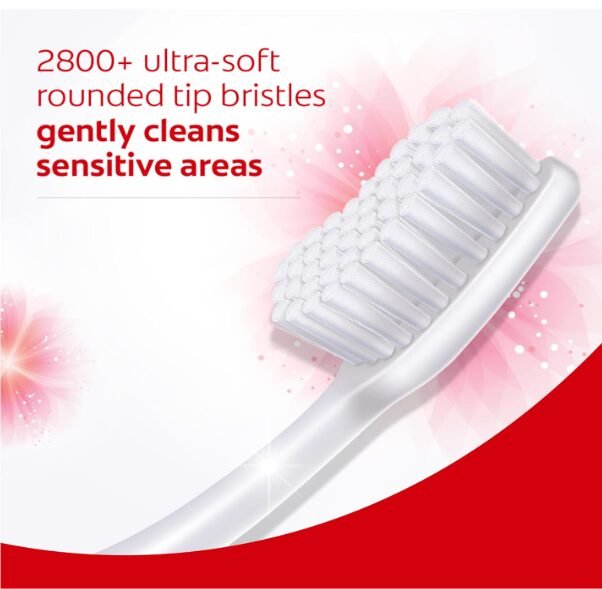 Colgate Gentle Sensitive Ultra Soft Tooth Brush, White-blue, (1611734) - Image 2
