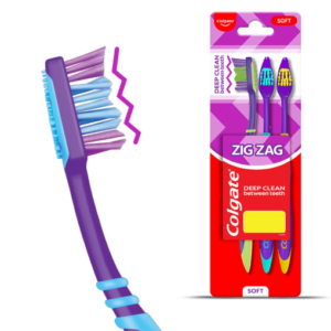 Colgate Zigzag Manual Toothbrush - Soft (Buy 2 Get 1)