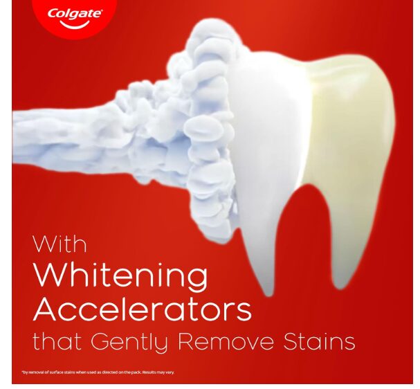 Colgate Visible White, Teeth Whitening Toothpaste, 50g (Sparkling Mint) - Image 2