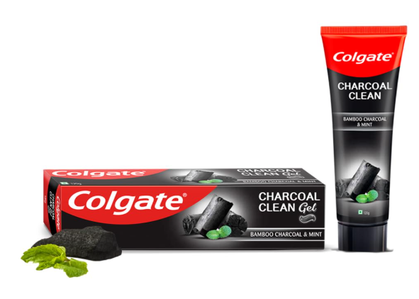 Colgate Charcoal Clean Black Gel Toothpaste, 120g, Bamboo Charcoal and Wintergreen Mint for a Clean Mouth Experience(Bad Breath Treatment)