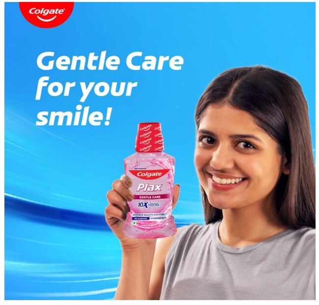 Colgate Plax Mouthwash - 250ml (Gentle Care) (Pack of 1)