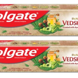Colgate Swarna Vedshakti Ayurvedic Toothpaste With Anti-Germ Properties For Whole Mouth Protection - 2 X 200Gm