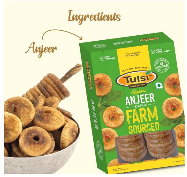 Tulsi Dry Figs Dried Anjeer Zaika 500 gms - Image 2