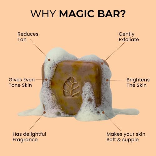 Ghar Soaps Sandalwood & Saffron Magic Soap 100g | Handmade Bath Soap | Paraben-Free | Skin Brightening Soap for Men & Women - Image 2