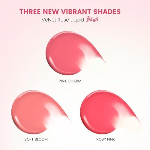 Parul Garg Beauty Velvet Rose Liquid Blush 3ml | Lightweight Hydrating Liquid Blush | Rosy Pink | Shea Butter & Jojoba Oil - Image 3
