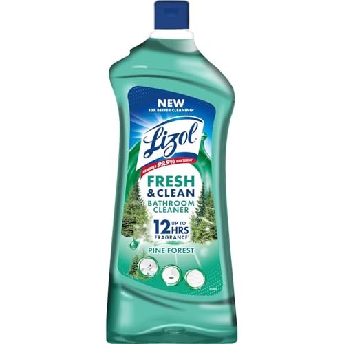 Lizol Fresh & Clean Bathroom Cleaner Pine 1L | Disinfectant Bathroom Cleaner | Kills 99.9% Germs | Multi-Surface Cleaner