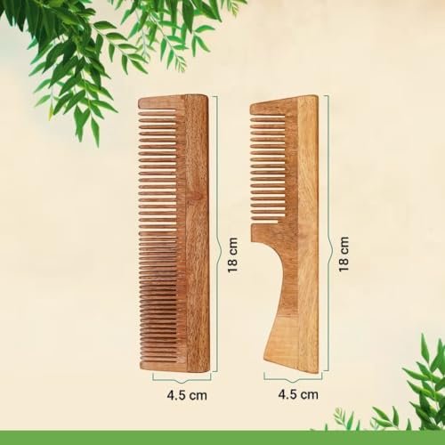 Generic Neem comb Wodden hair comb 100% natural product - Image 2