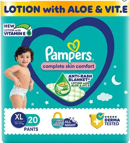 Pampers All round Protection Pants Baby Diapers (XL) 20 Pieces , 12- 17 Kg - Image 2