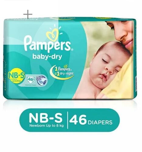 Pampers Taped Diapers Small Newborn To Small - 46 Pieces