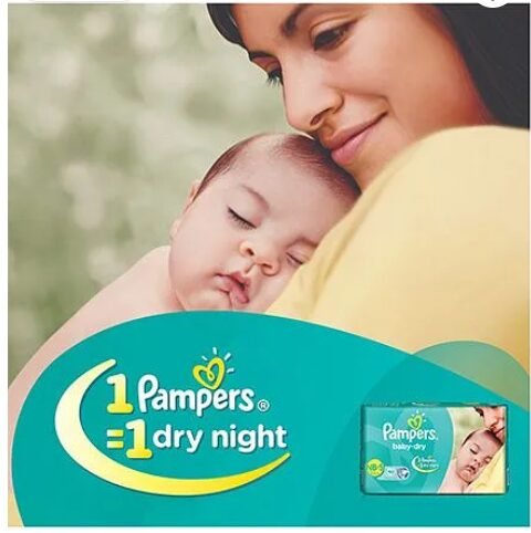 Pampers Taped Diapers Small Newborn To Small - 46 Pieces - Image 2