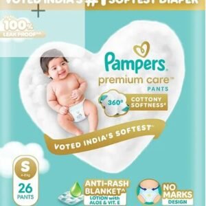 Pampers Premium Care Pants S 26 | No Marks Design | India's Softest Diaper