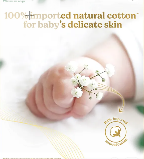 Huggies Natural Soft Premium Baby Diaper Pants Medium - 60 Pieces - Image 2
