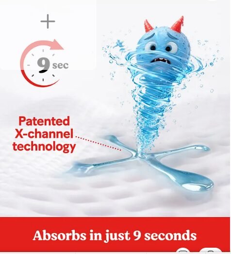Huggies Complete Comfort Wonder Pants, India's Fastest Absorbing Diaper | Newborn Size, 90 Diapers - Image 2