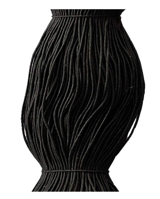 M Fabrics Black Bobbin Elastic Thread (0.5mm, Pack of 2) | High Tensile Stretch Thread for Shirring, Smocking, Gathering on Singer, Usha & Home Sewing Machines - Image 2