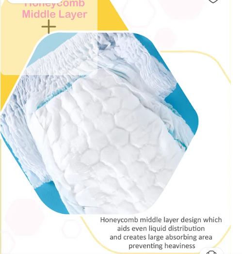 Babyhug Advanced Pant Style Diapers Large (L) Size - 64 Pieces, Honeycomb Technology, Cottony Soft Diaper with 3D Leak Guard, Latex & Alcohol Free, Anti-rash & Gentle - Image 2