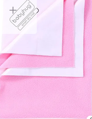 Babyhug Smart Dry Bed Protector Sheet Small - Pink
