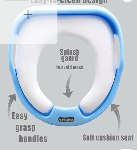 Babyhug Premium Potty Seat - Blue - Image 3
