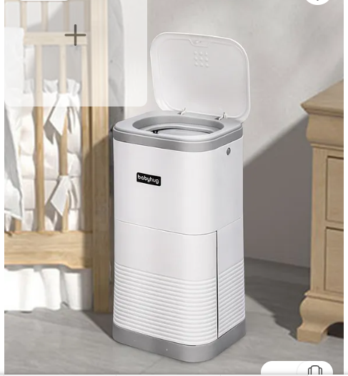 Babyhug Diaper Pail with Odor Lock Technology & Refill Bag - Capacity - 16L - Image 2