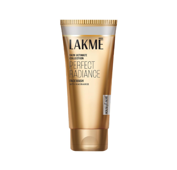 Lakme Perfect Radiance Brightening Facewash with 98% Pure Niacinamide Complex | For Glowing Skin with Glycerin | Known to Reduce Pigmentation | 100gm