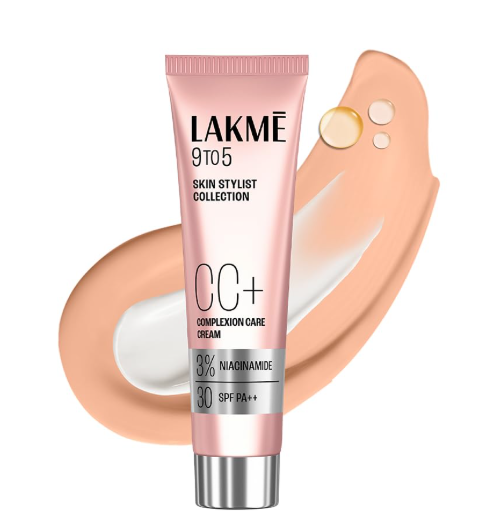 Lakme 9 to 5 CC Cream Beige with 3% Niacinamide Complex SPF 30 PA++| 9g