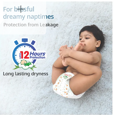 LuvLap Diaper Pants XXL, 15-25kg, 46 Count, Baby Diaper Pants, with Aloe Vera Lotion for Rash Protection, upto 12 Hour protection, White - Image 2