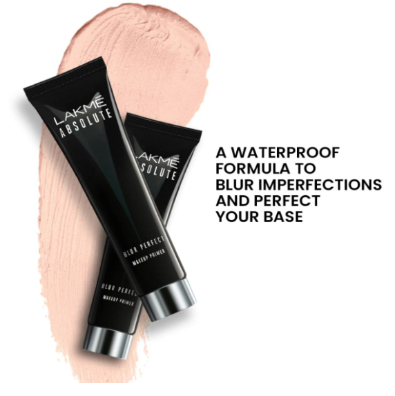 Lakme Absolute Blur Perfect Matte Face Primer, Makeup Primer for Poreless, Smooth & Long Lasting Makeup - Waterproof Brightening Makeup Base, 30 ml - Image 2