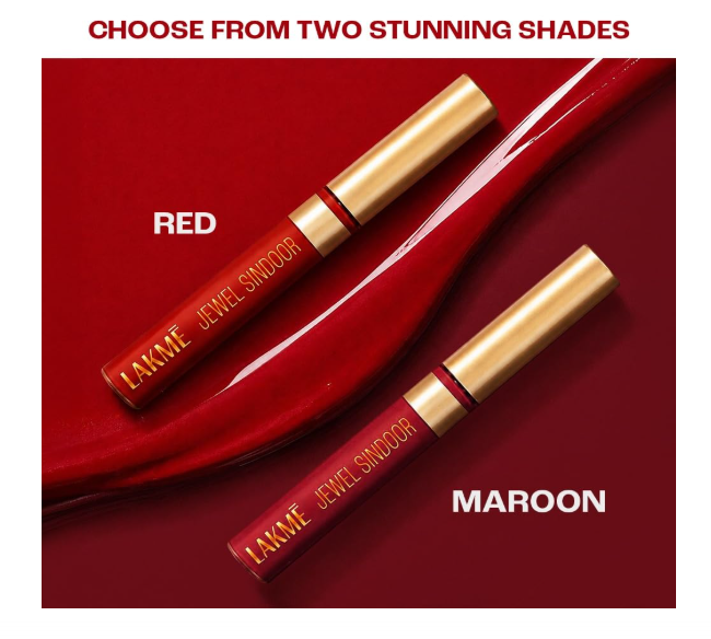 Lakme Forever Matte Sindoor, long lasting, smudgeproof, 5ml (OG Collection) - Image 2
