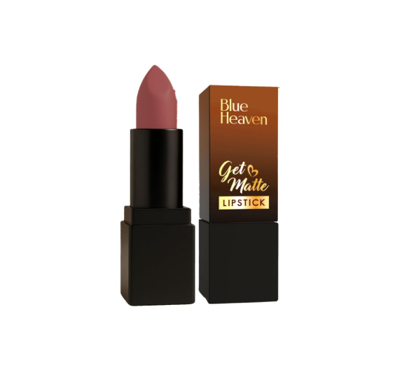 Blue Heaven Get Matte Lipstick | Soft Matte Finish and Lightweight Formula | Intense Pigment | Long-Lasting Lipsticks For Women | 601B | 4gm - Image 2